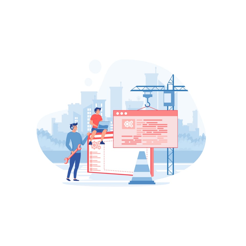 Illustration representing digital replatform migration