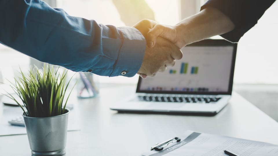 Sales professionals collaborating