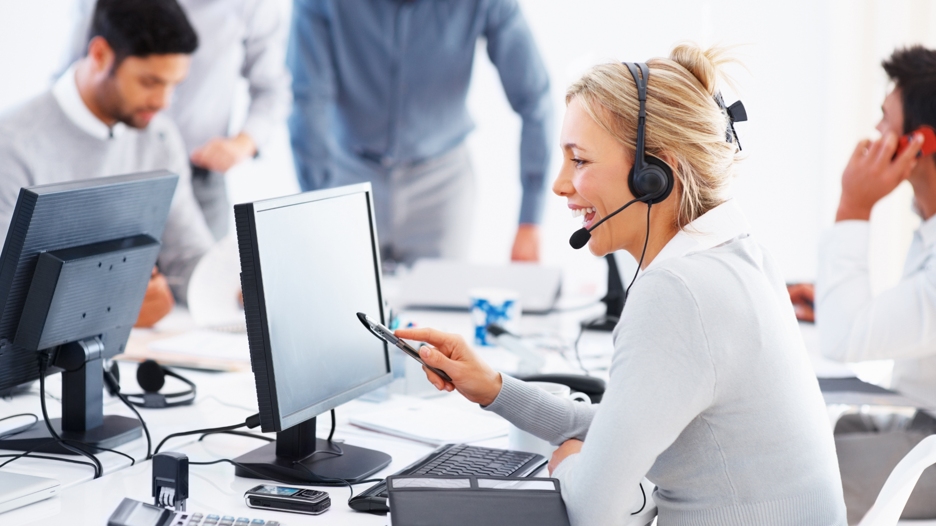 Customer service team